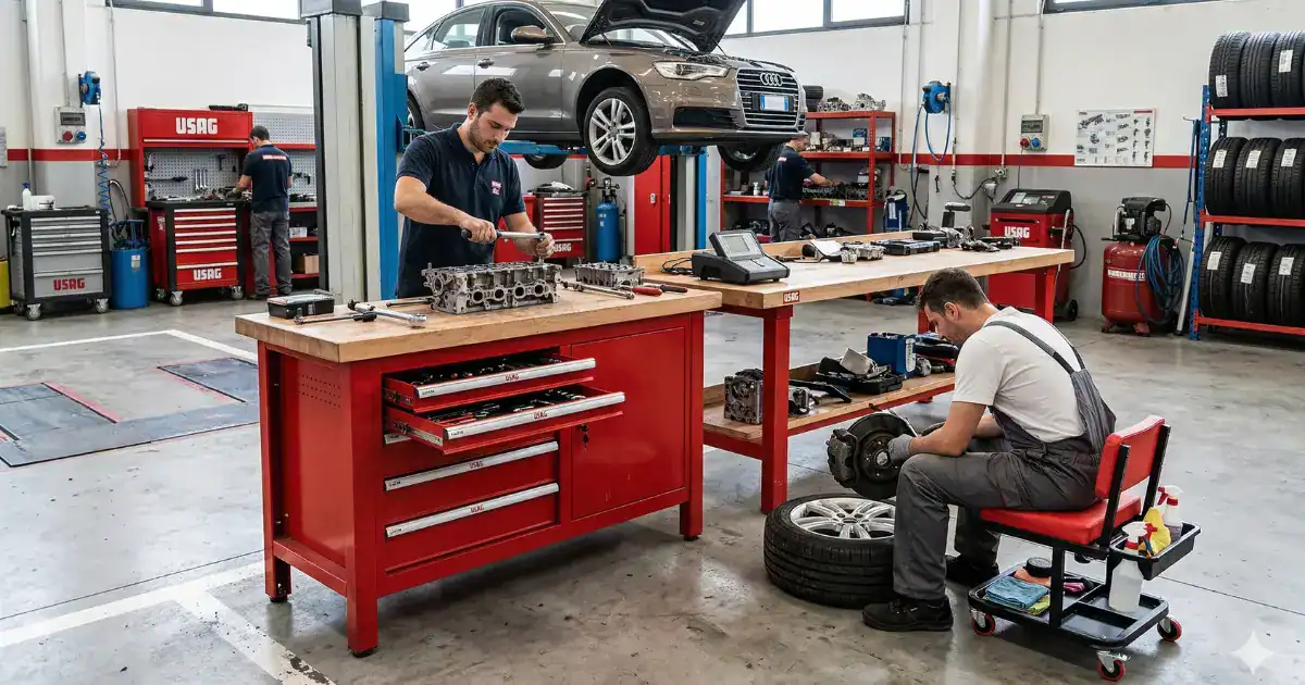 висококачествени мебели за автосервиз